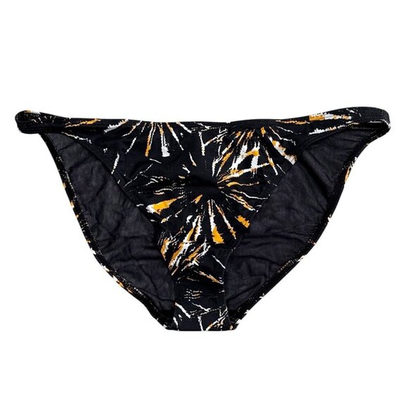 Demi Moore X Andie Women's XL The Tropez Bikini Swim Bottom Black Burst NWT - Picture 1 of 15